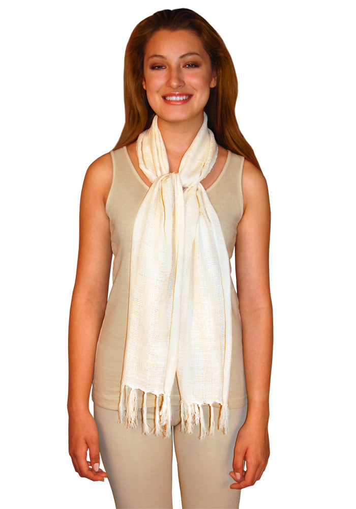 Handwoven Cotton Scarves and Shawls