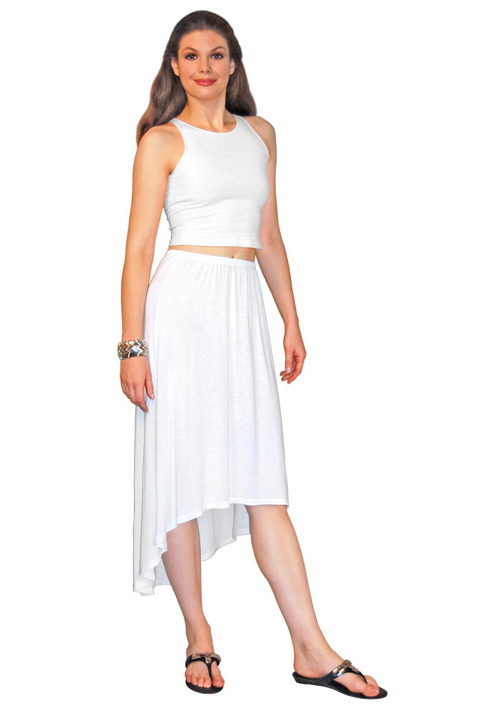 Cotton/Spandex Junior Crop Top