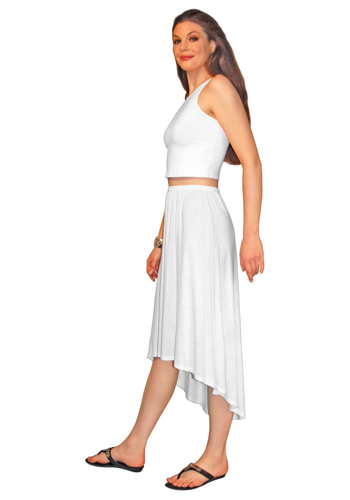 Cotton/Spandex Junior Crop Top