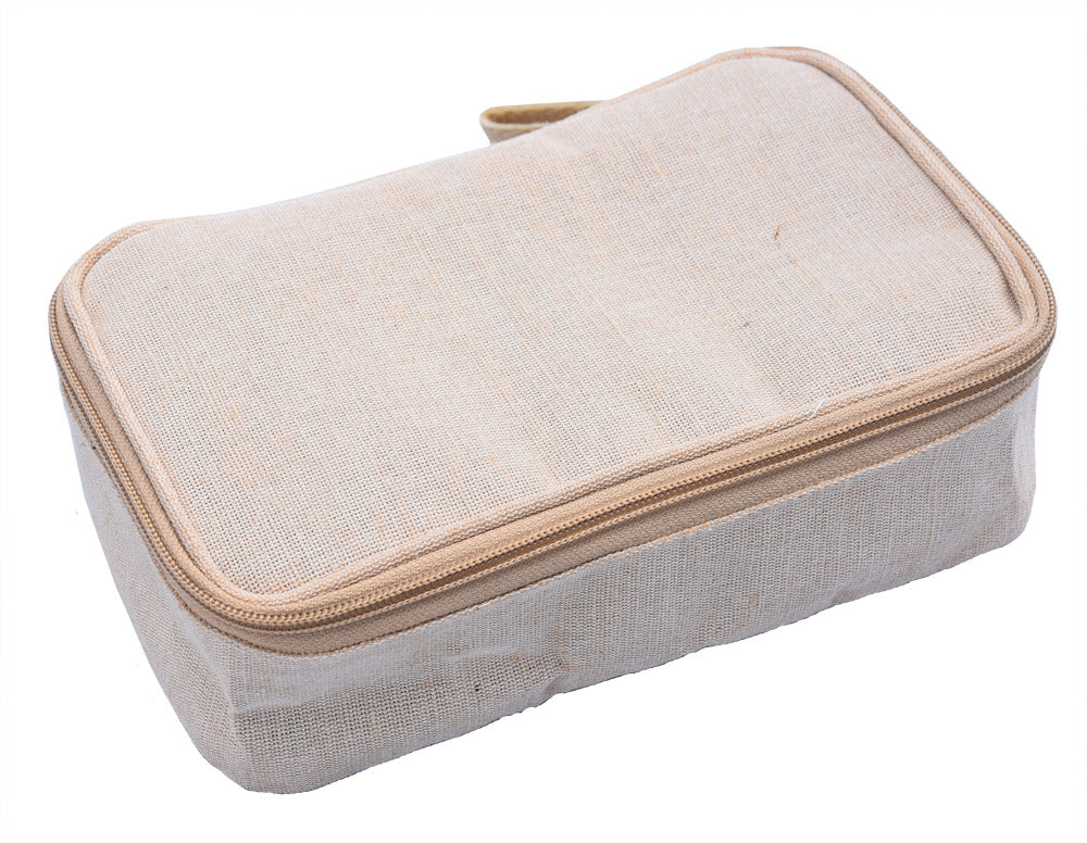 Jute Travel Kit Bag