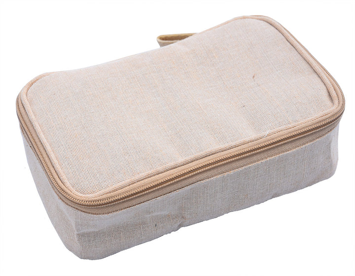 Jute Travel Kit Bag
