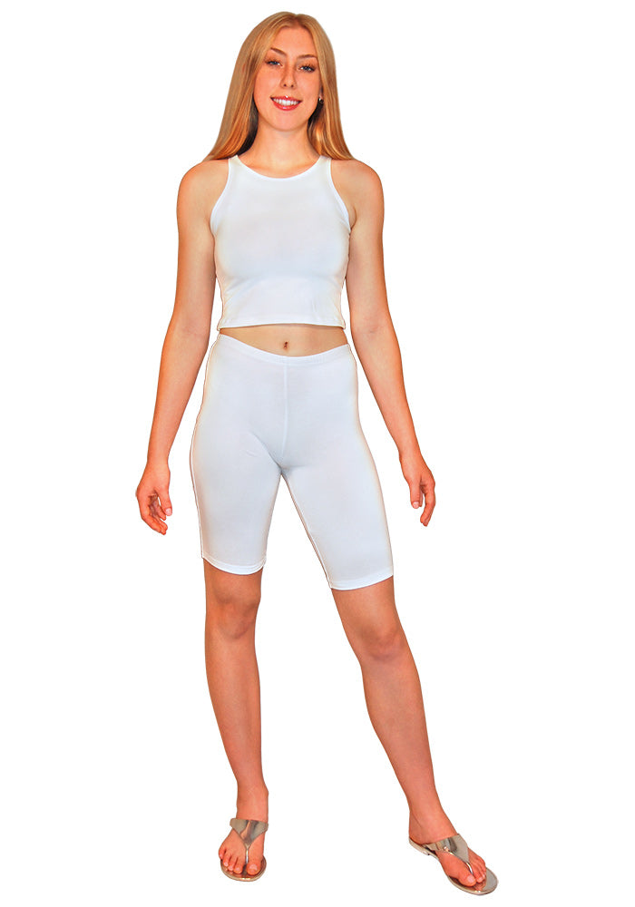 Long Cotton Spandex Short