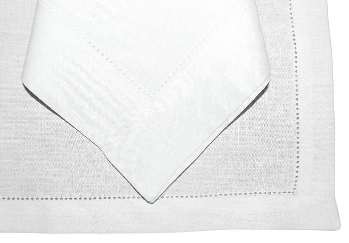 Linen Placemat Shown with Linen Napkin