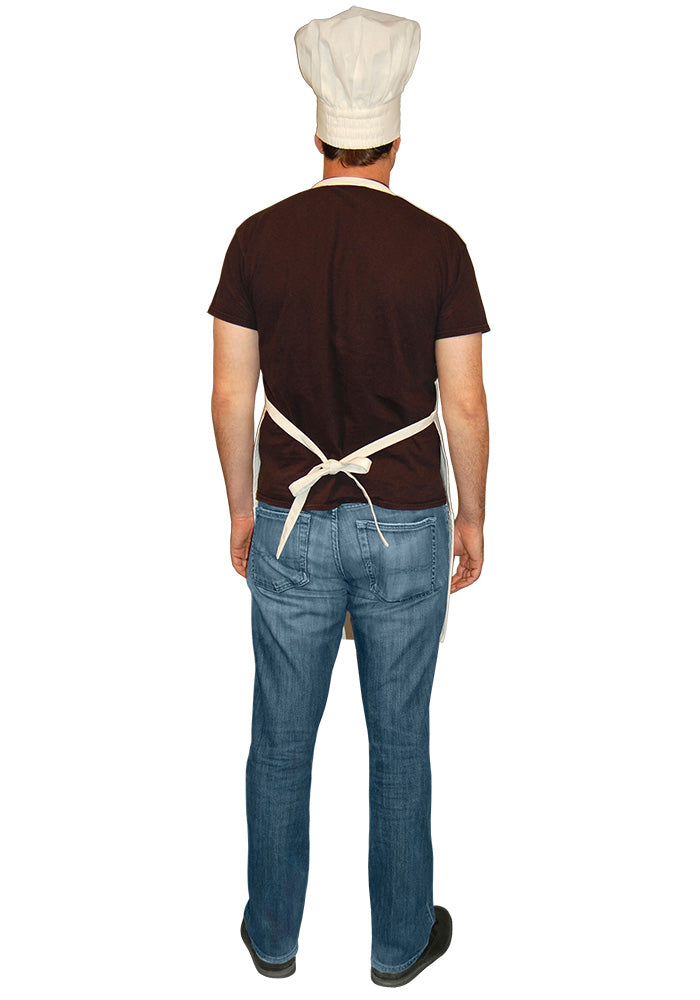 Adult Cotton Apron with Adjustable Neck