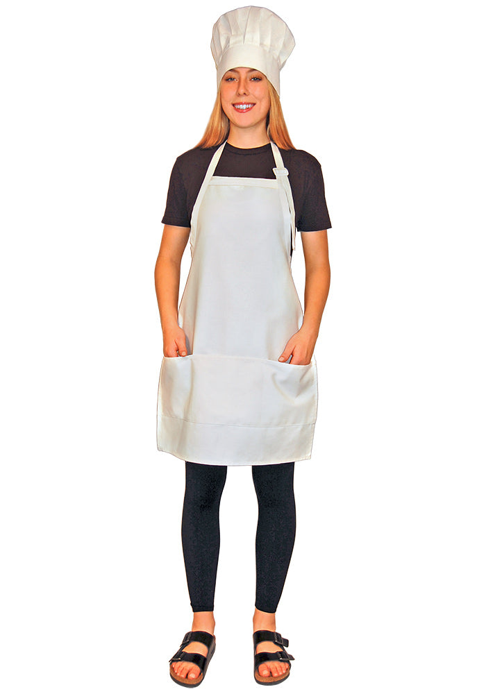 Adult Cotton Apron with Adjustable Neck