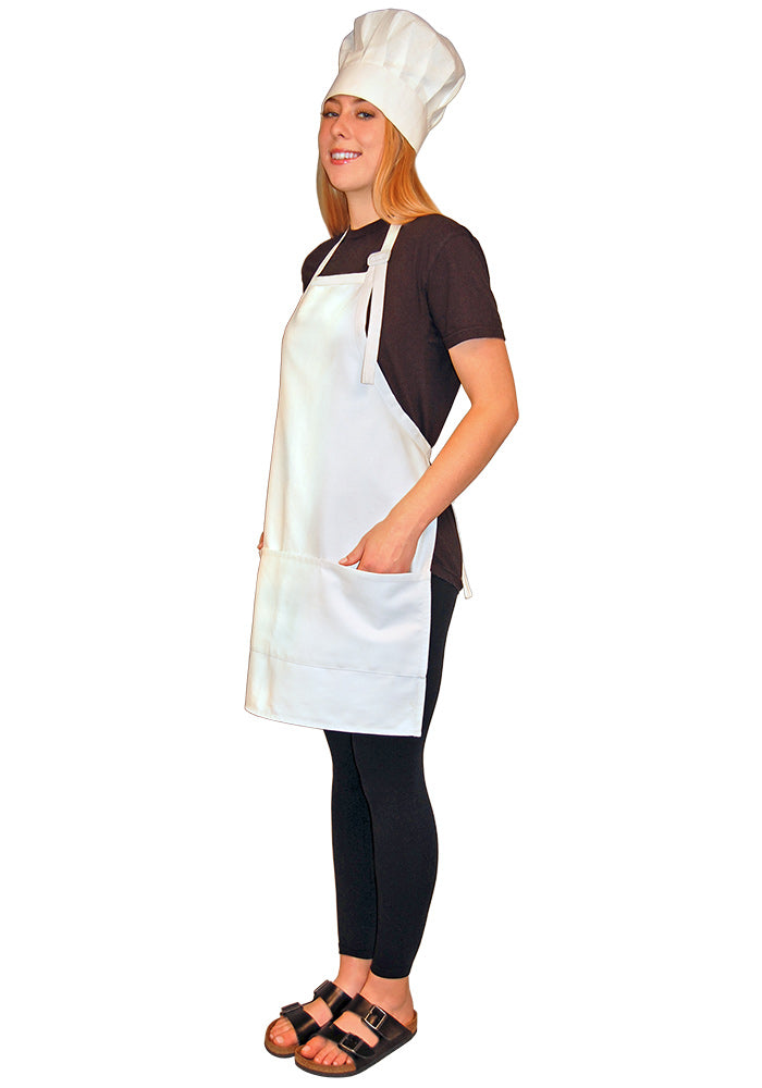 Adult Cotton Apron with Adjustable Neck