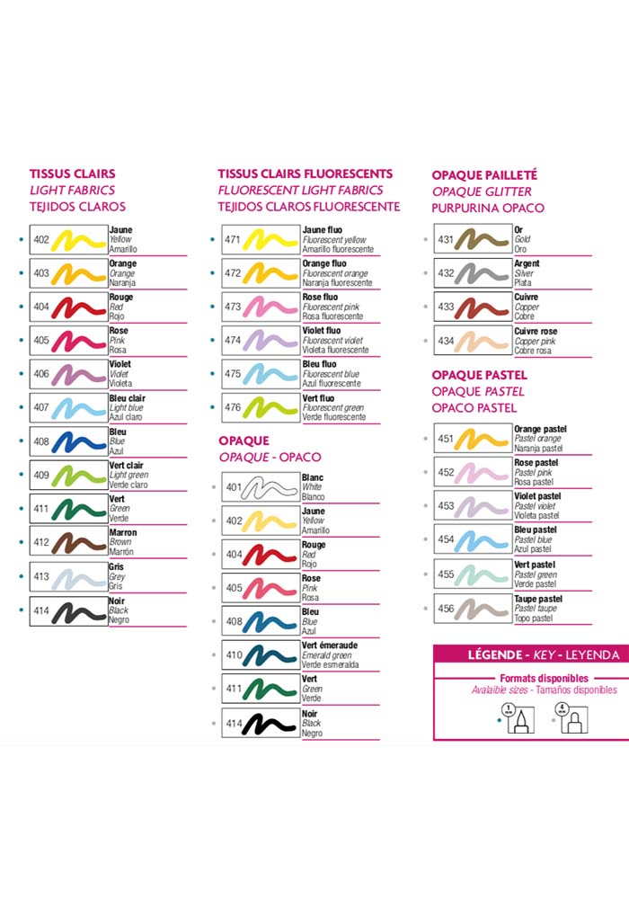 Pebeo 7A Fabric Marker Light