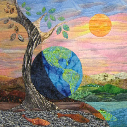 Painted with Jacquard Textiles Colors by Ann Scott