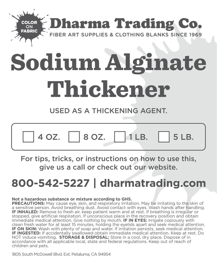 Sodium Alginate Thickener