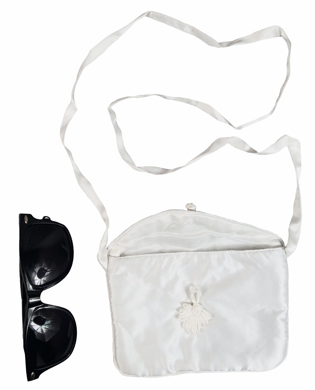 Silk Charmeuse Shoulder Bag