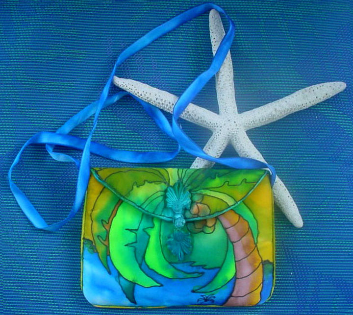 Silk Charmeuse Shoulder Bag