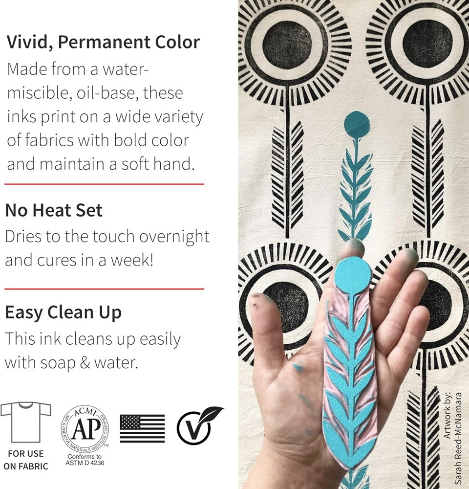 Speedball Fabric Block Printing Ink