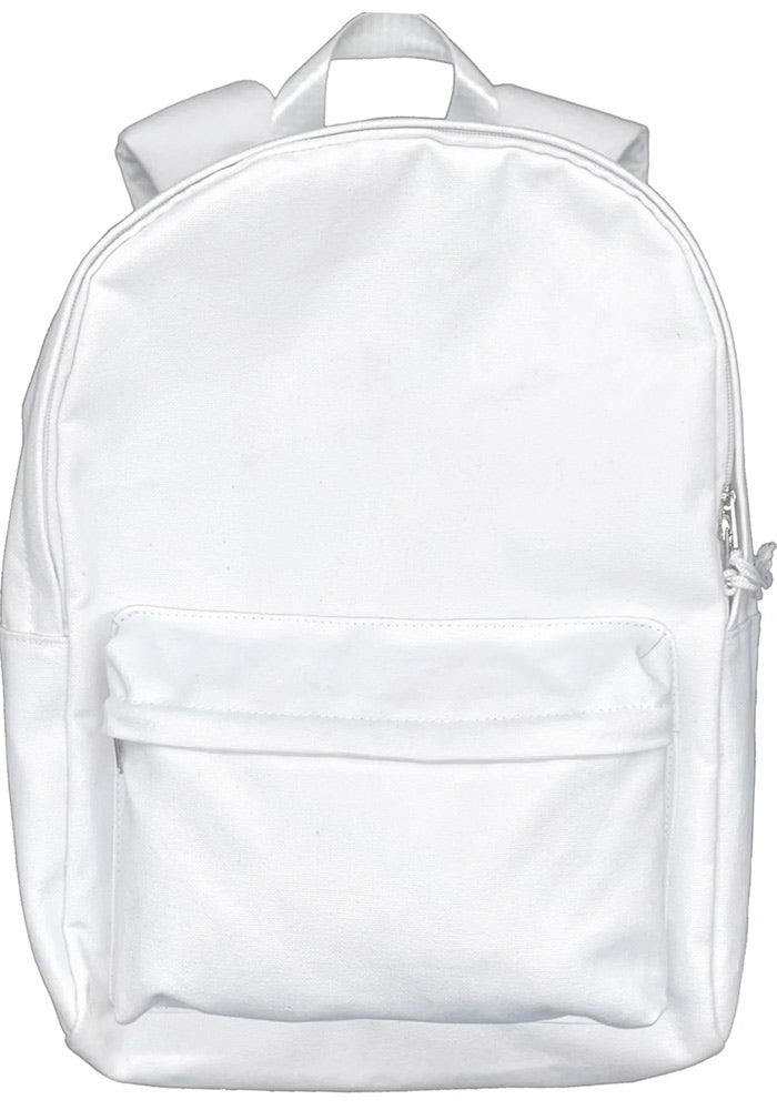 Single Pocket Canvas Backpack