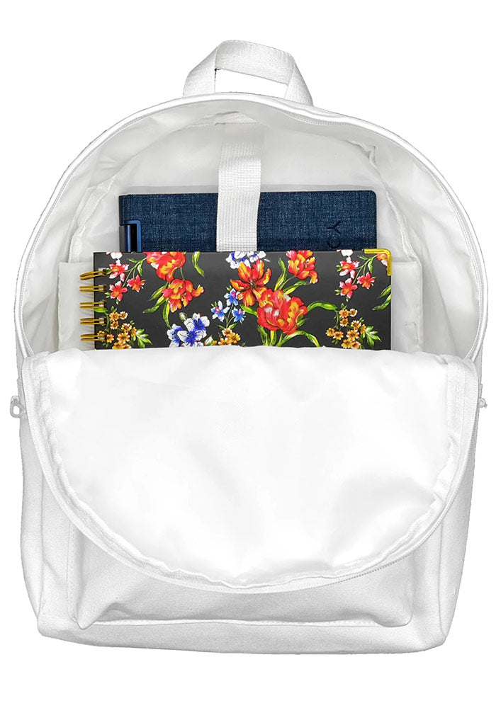 Single Pocket Canvas Backpack