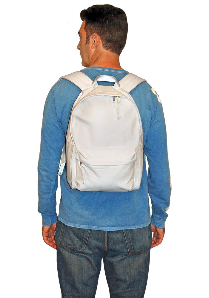Single Pocket Canvas Backpack