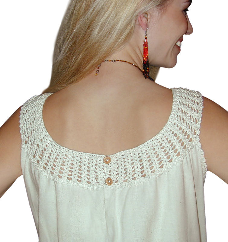 Adult Bolivian Crocheted Top: Fan