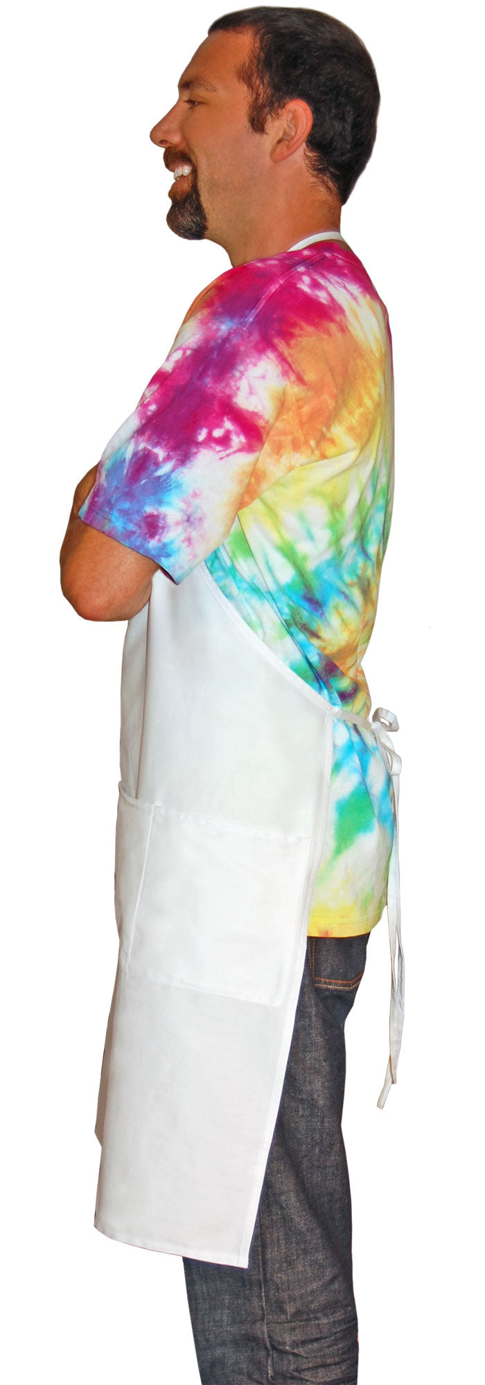 White Cotton Twill Aprons