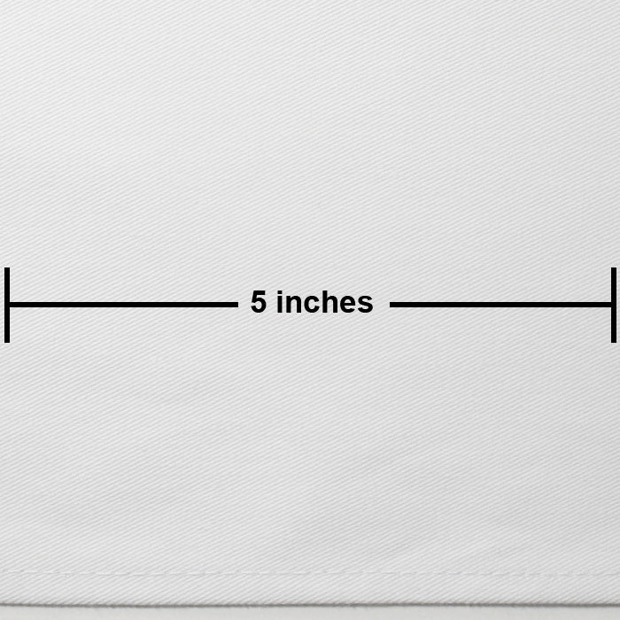 Enlarged image to show seams and fabric