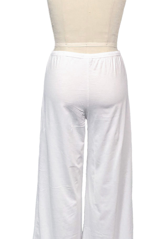 Cotton Jersey Relaxed Pants