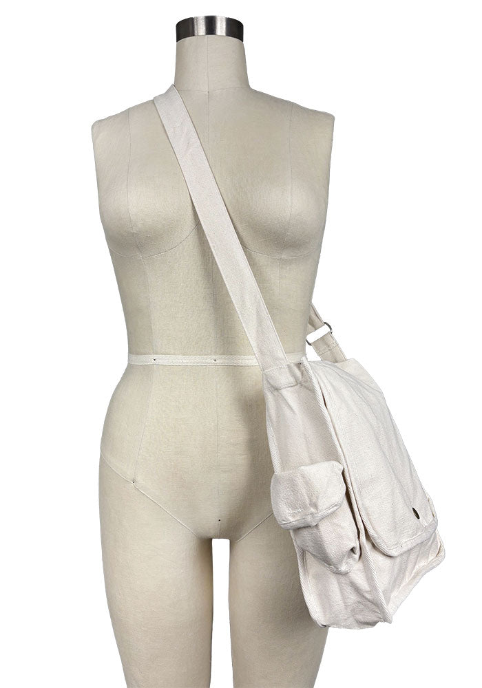 Canvas Bag w/ Button