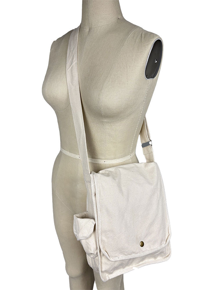 Canvas Bag w/ Button