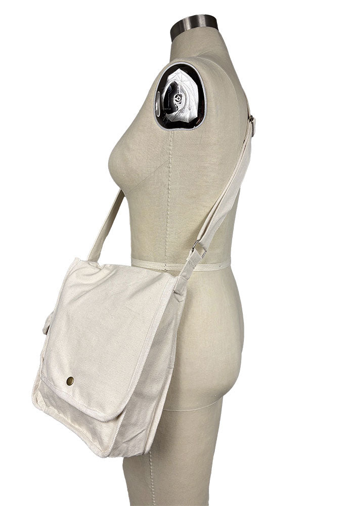 Canvas Bag w/ Button