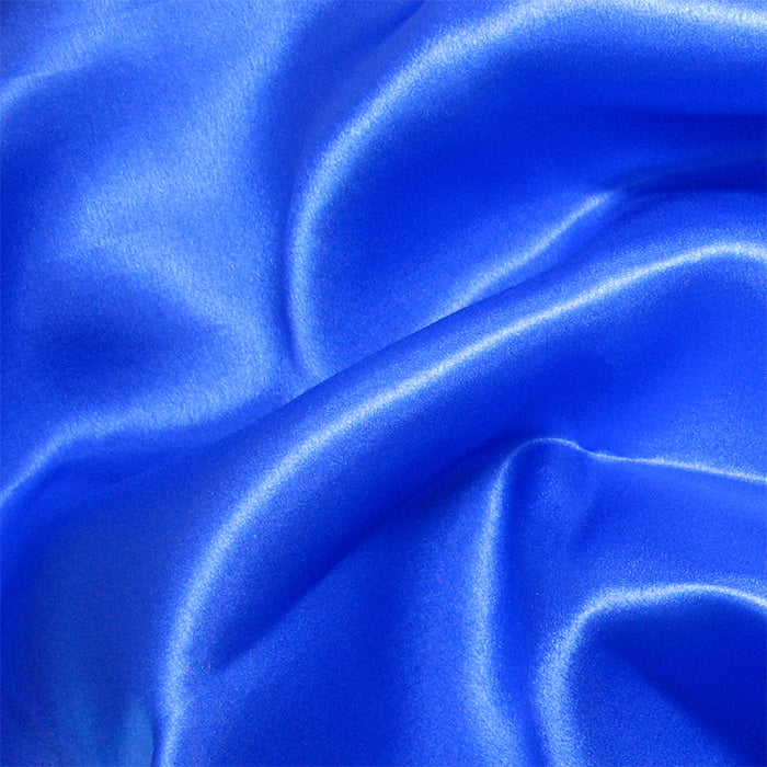 Electric Blue Charmeuse/Silk Crepe Satin