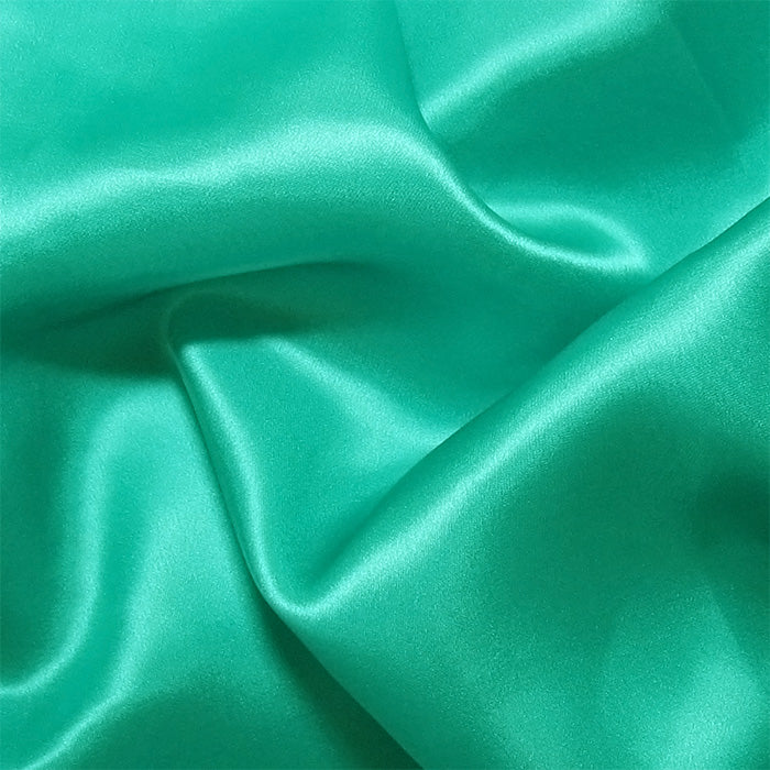 Aqua Charmeuse/Silk Crepe Satin