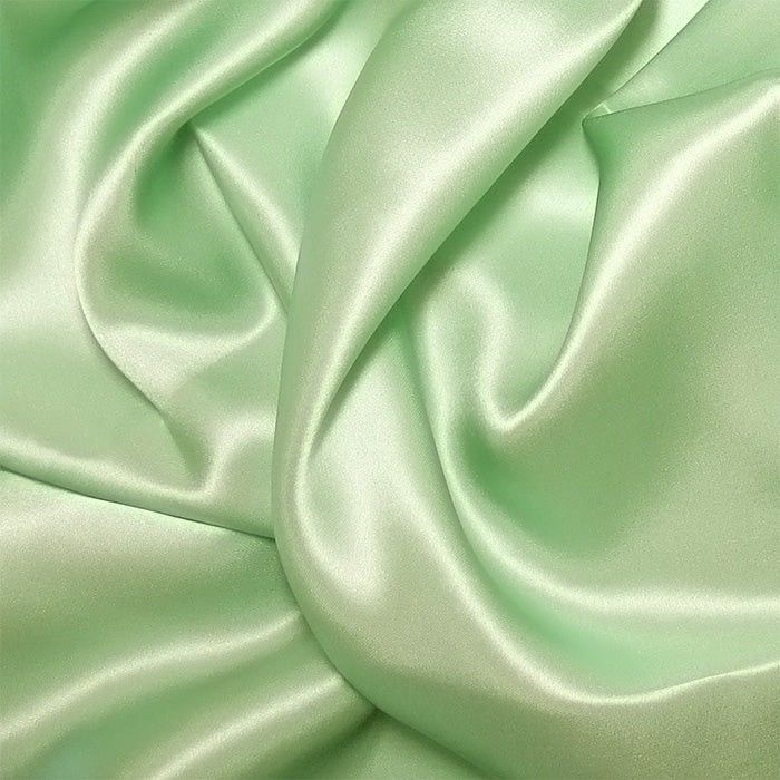 Sea Glass Charmeuse/Silk Crepe Satin