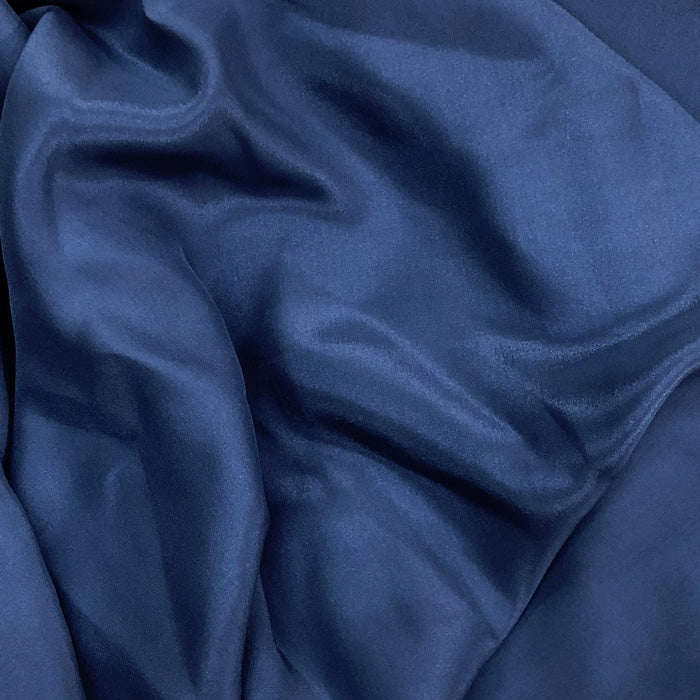 Gun Metal Charmeuse/Silk Crepe Satin