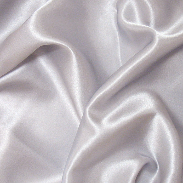 Silver Gray Charmeuse/Silk Crepe Satin