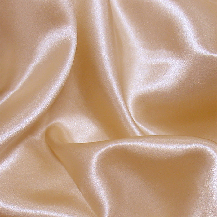 Champagne Charmeuse/Silk Crepe Satin