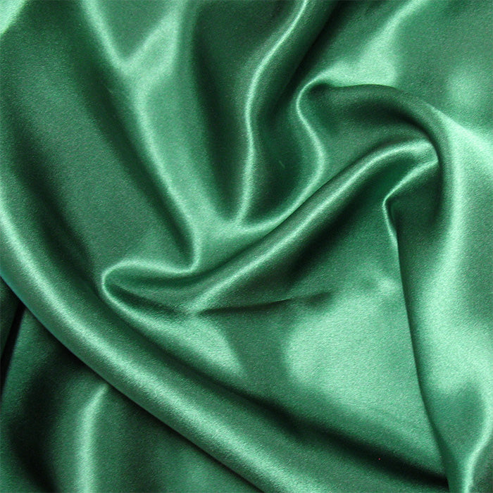 Teal Green Charmeuse/Silk Crepe Satin