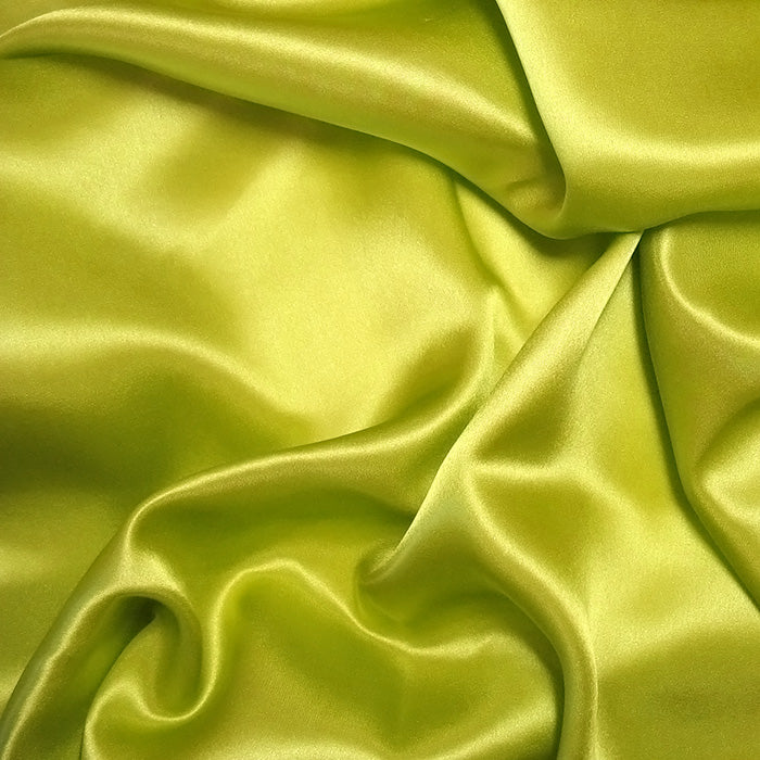 Chartreuse Charmeuse/Silk Crepe Satin