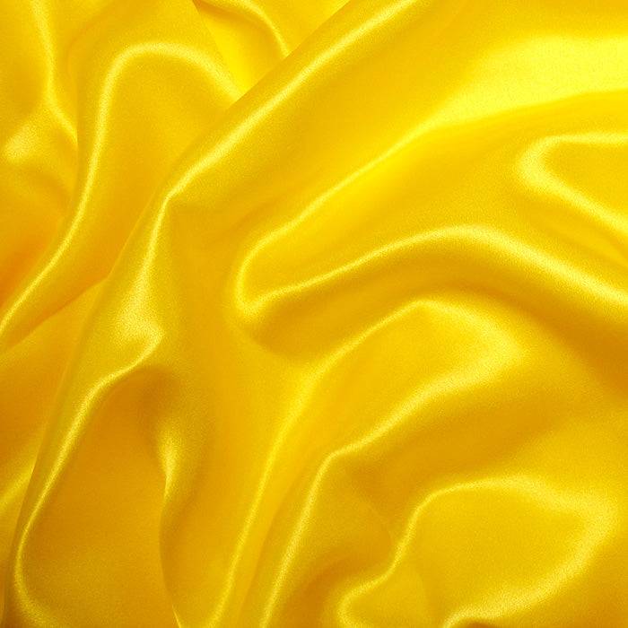 Brilliant Yellow Charmeuse/Silk Crepe Satin