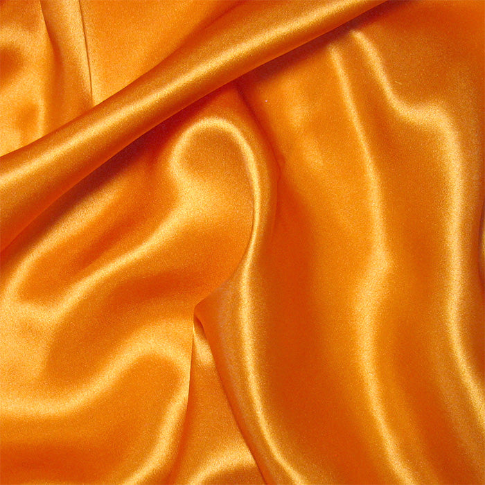 Persimmon Charmeuse/Silk Crepe Satin