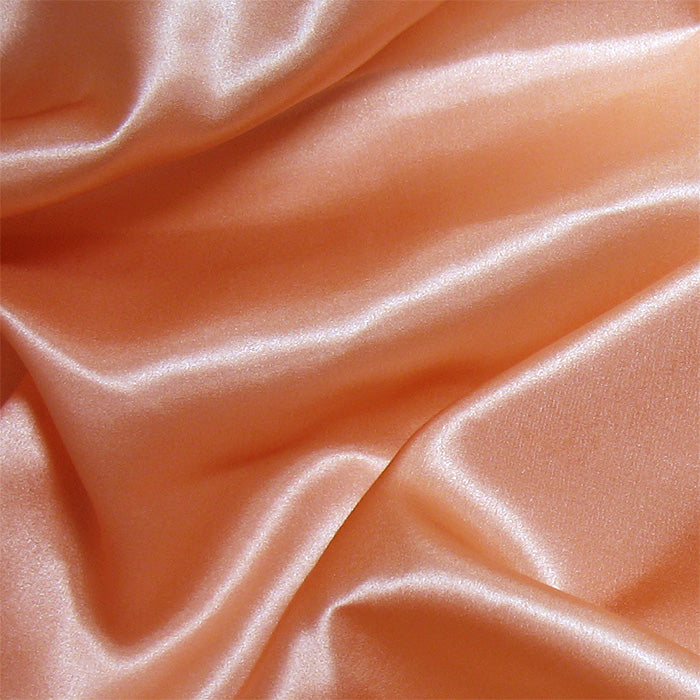 Peach Charmeuse/Silk Crepe Satin
