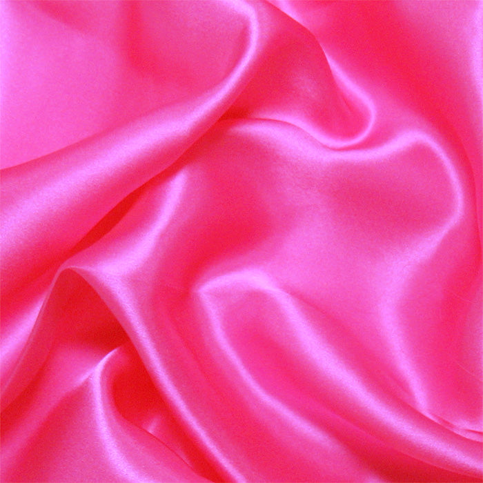 Hot Pink Charmeuse/Silk Crepe Satin