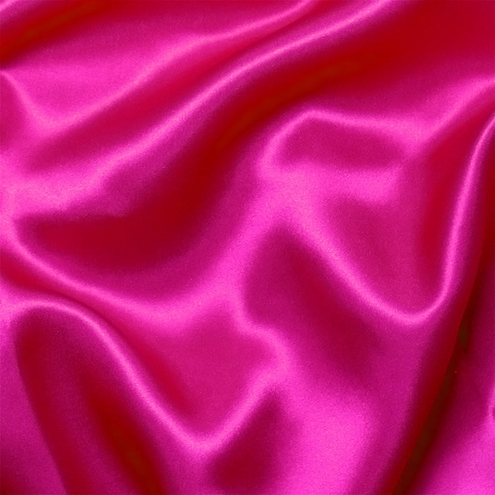 Magenta Charmeuse/Silk Crepe Satin