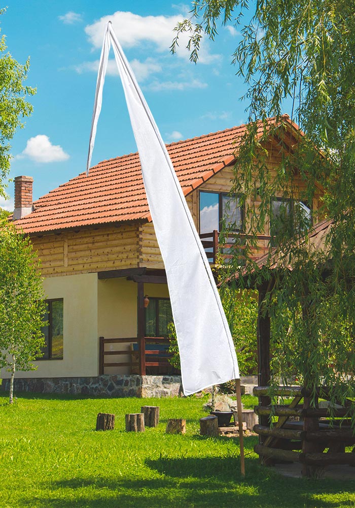 Cotton Feather Flag