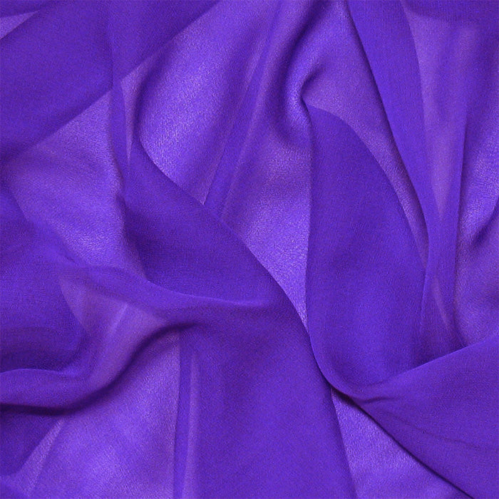 Purple Silk Chiffon