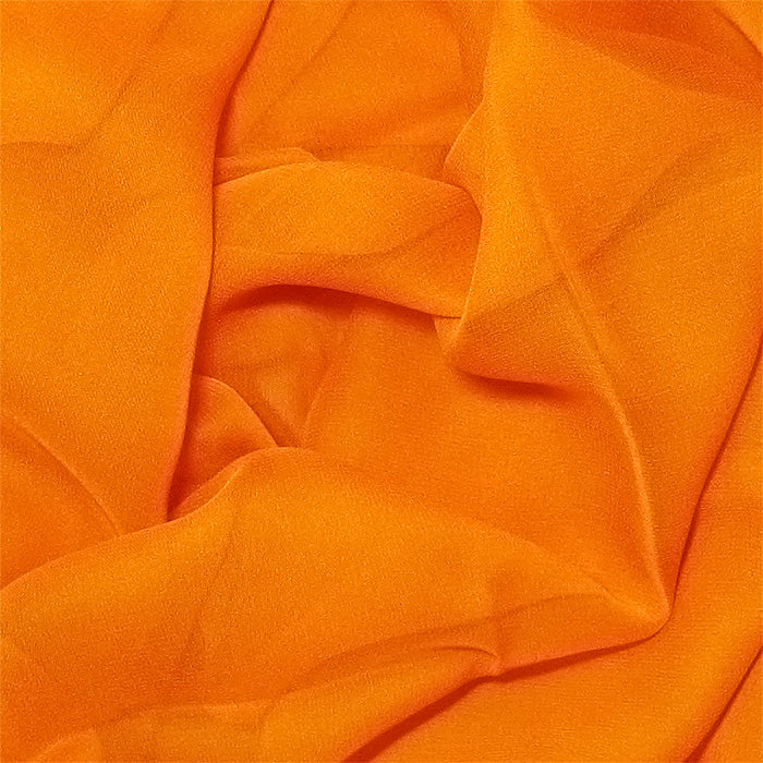 Persimmon Silk Chiffon