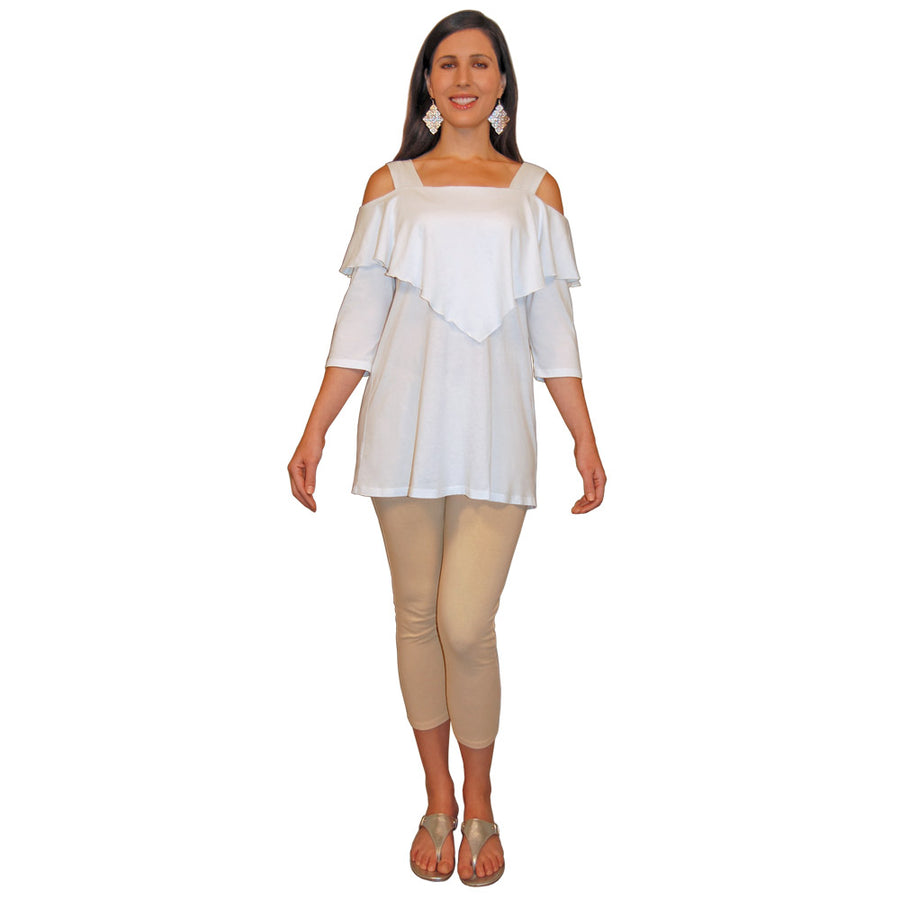 Capelet Top Cold Shoulder