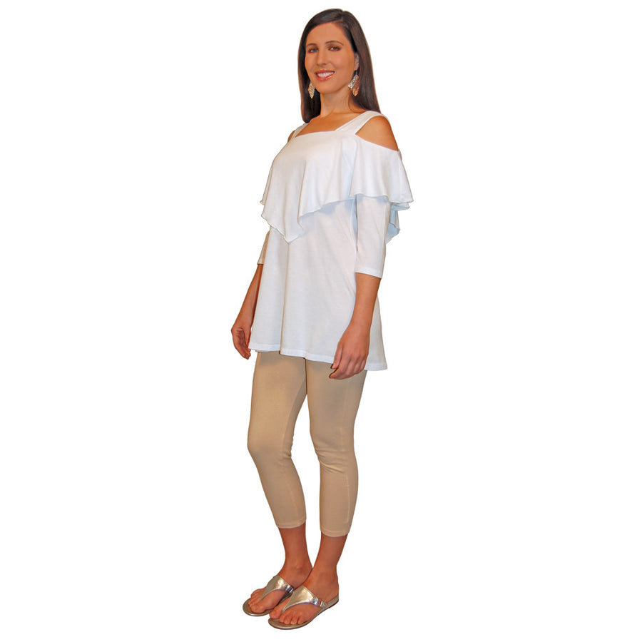 Capelet Top Cold Shoulder