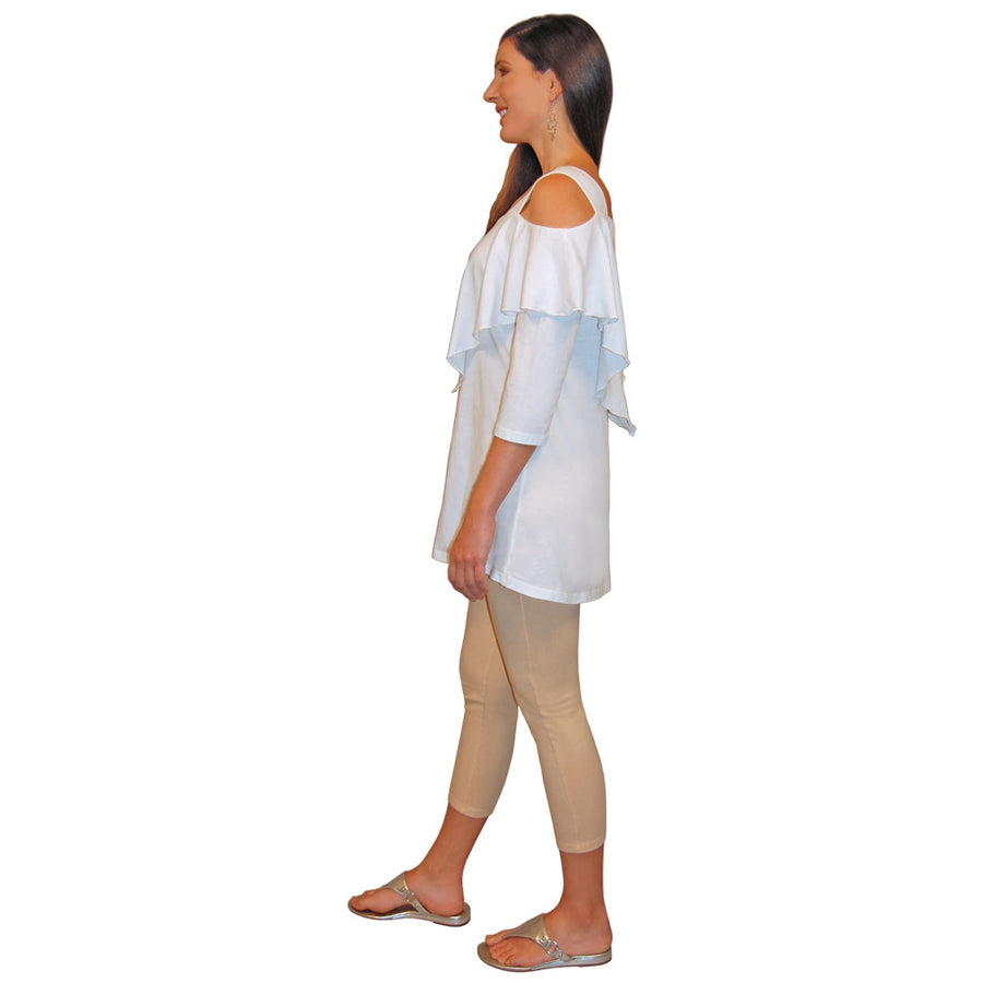 Capelet Top Cold Shoulder