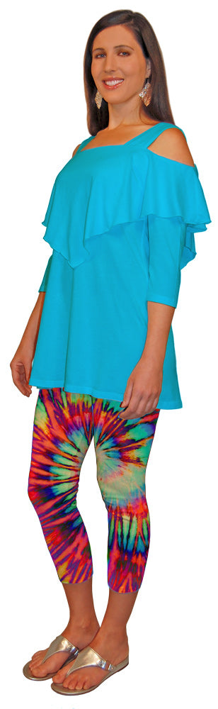 Capelet Top Cold Shoulder