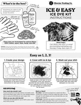 Instruction sheet that is included in each kit, with text and illustrations