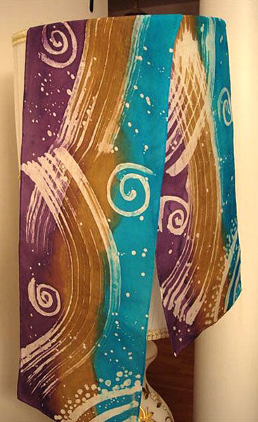 Painted Silk Scarves by Kety Bagwalla
