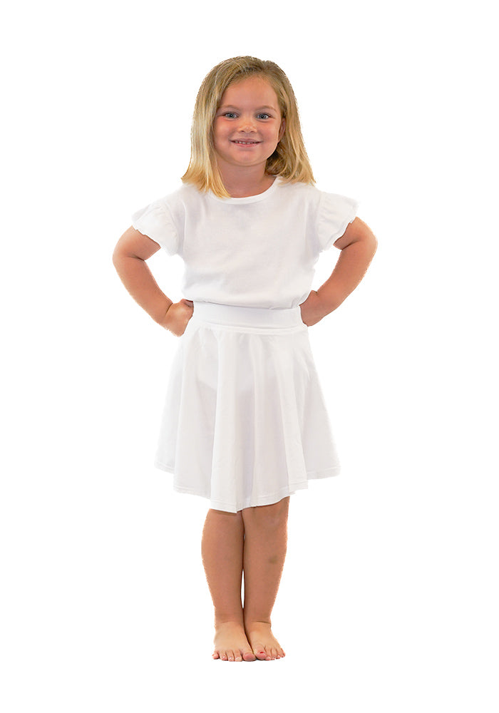 Girl's Twirly Circle Skirt