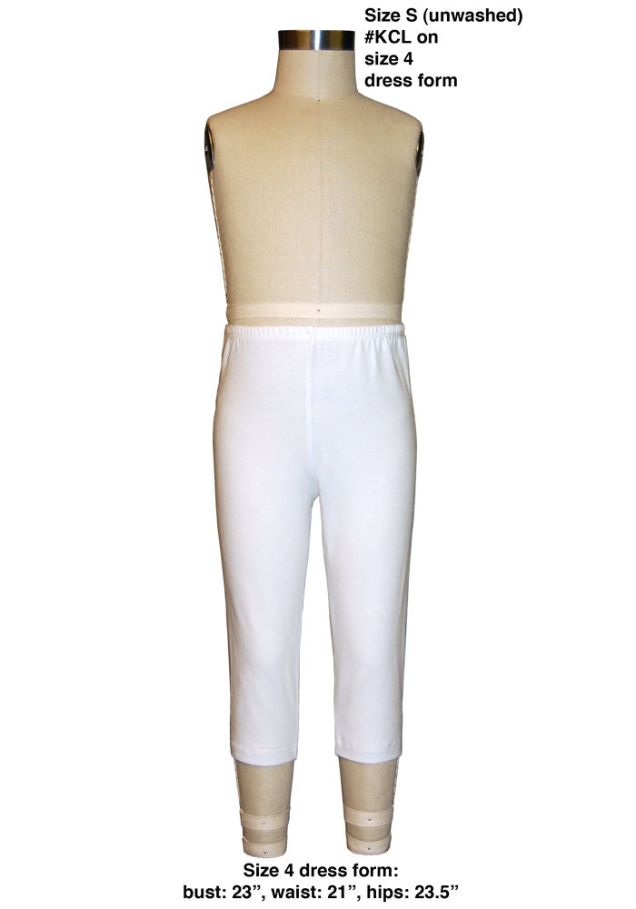 Kids Capri Cotton/Spandex Leggings